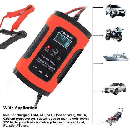 Car and motorcycle UPS battery charger